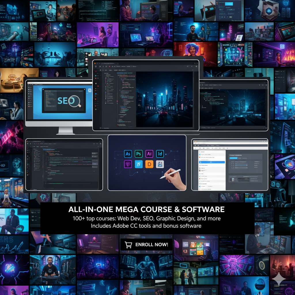 All‑in‑One Mega Course & Software